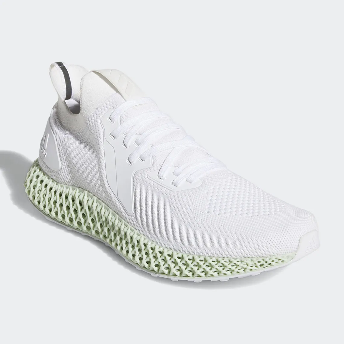 Adidas Men's Alphaedge 4D Shoes - White / Silver Metallic / Reflective