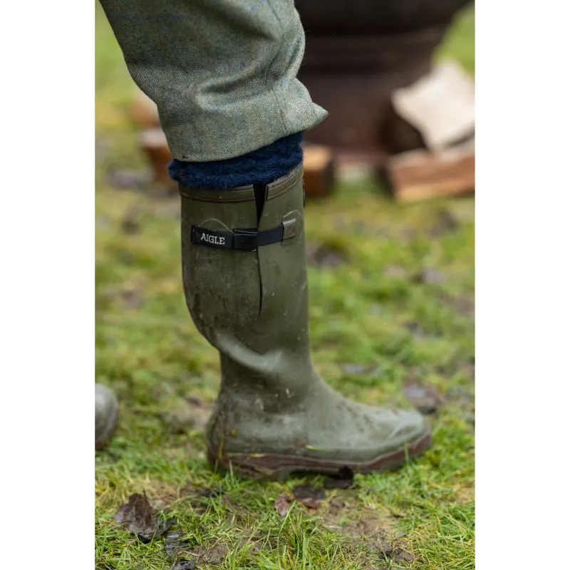 Aigle Parcours 2 ISO Neoprene Wellington Boots - Kaki