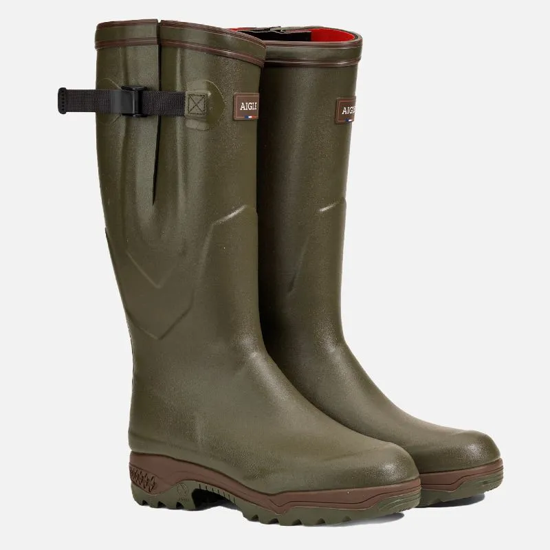 Aigle Parcours 2 ISO Neoprene Wellington Boots - Kaki