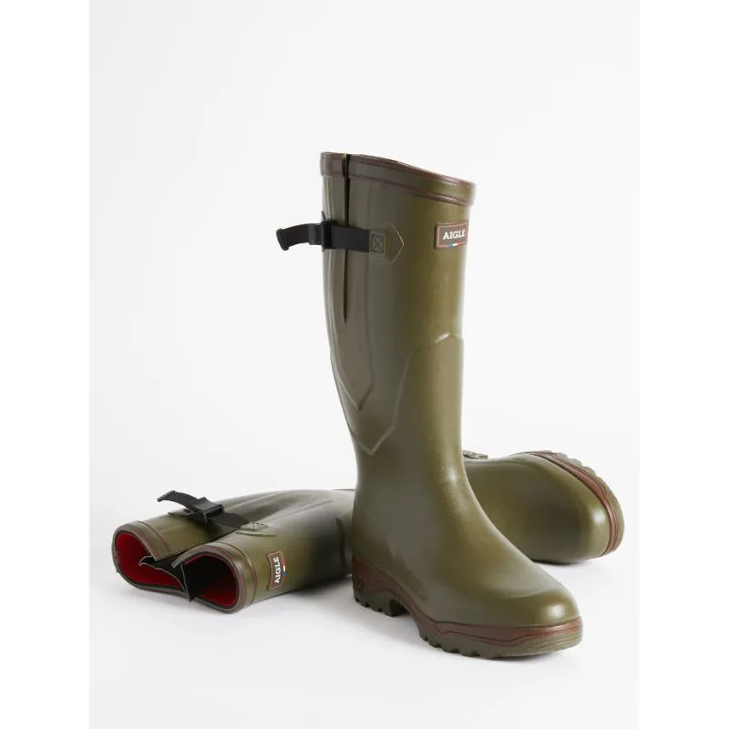 Aigle Parcours 2 ISO Neoprene Wellington Boots - Kaki