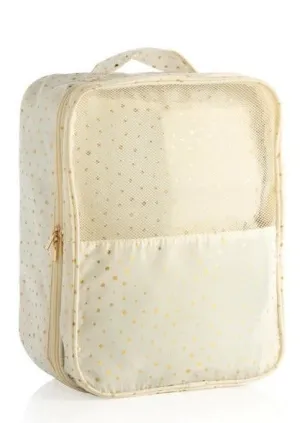 Alba Travel Shoe Bag - Ivory