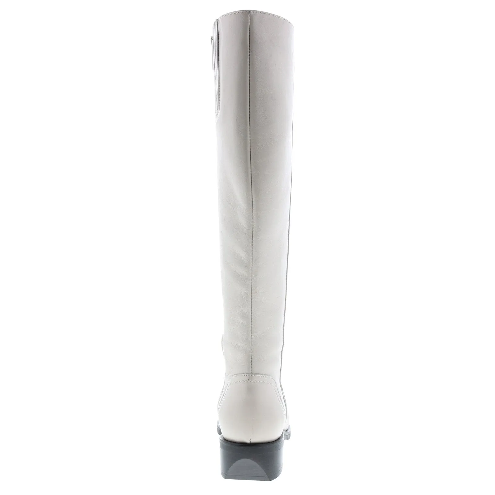 Aquatalia Gracelynn Calf 34L3686-OWH Womens White Leather Zipper Knee High Boots