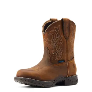 ARIAT WOMEN'S Style No. 10044411 Anthem Round Toe Shortie Waterproof Western Boot