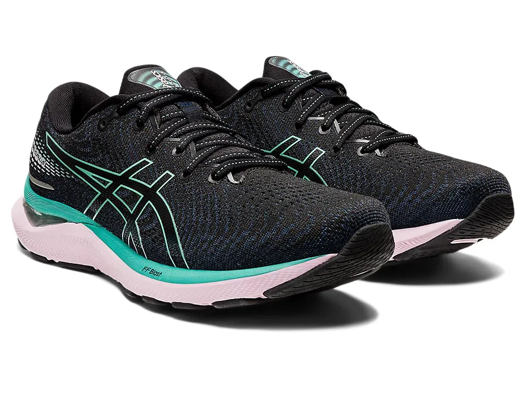 Asics Womens Cumulus 24-Black/Sage (1012B206-002)