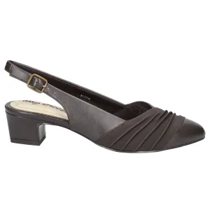 Bates Round Toe Slingback Pumps