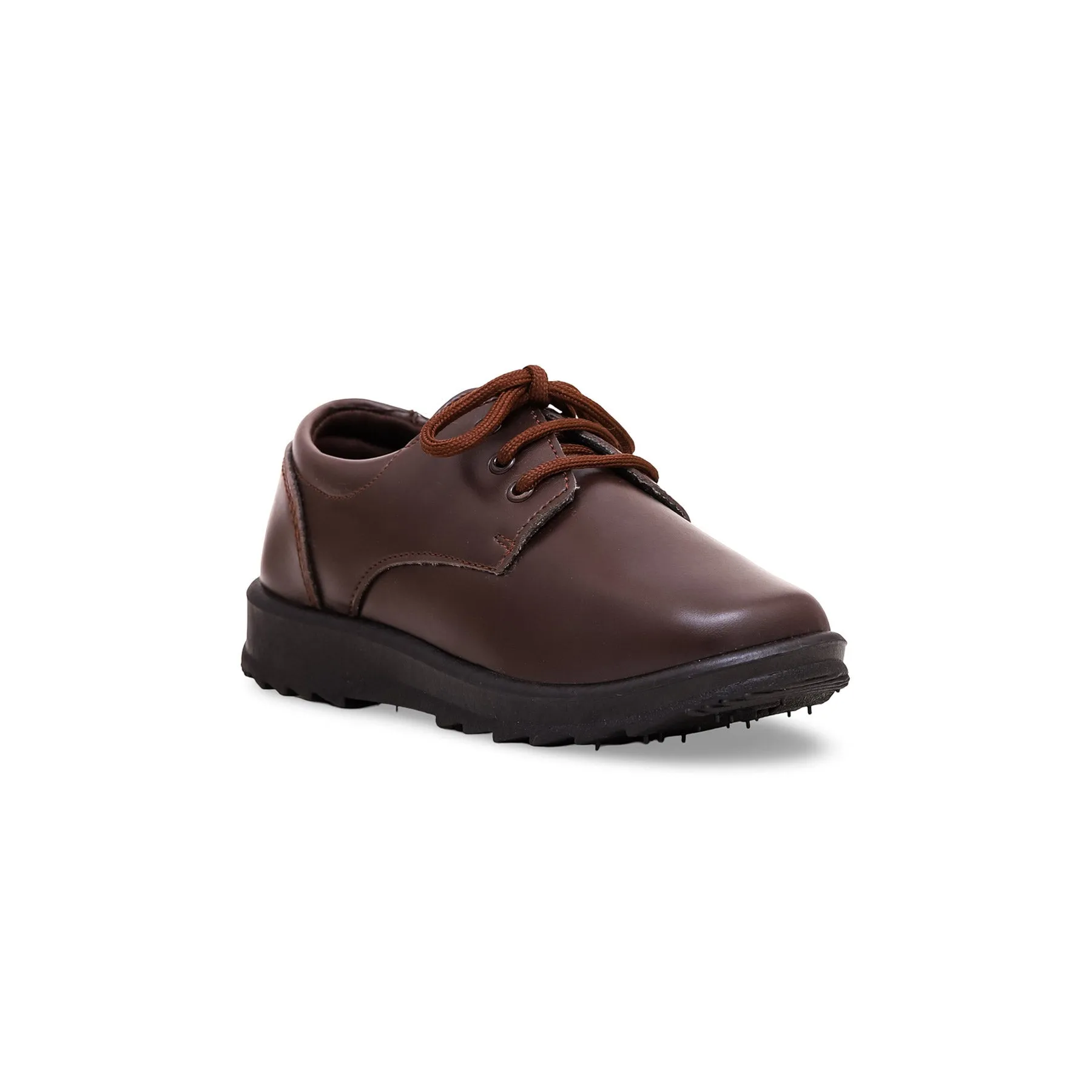 Boys Brown Schools Shoes SK1064