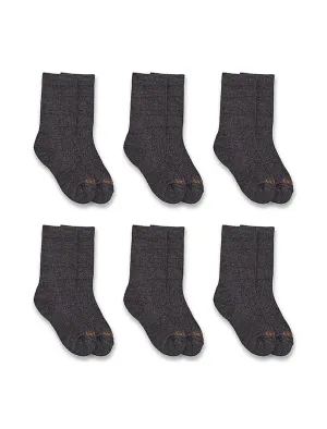 Carhartt Kid's Lightweight Crew Sock 6-Pack