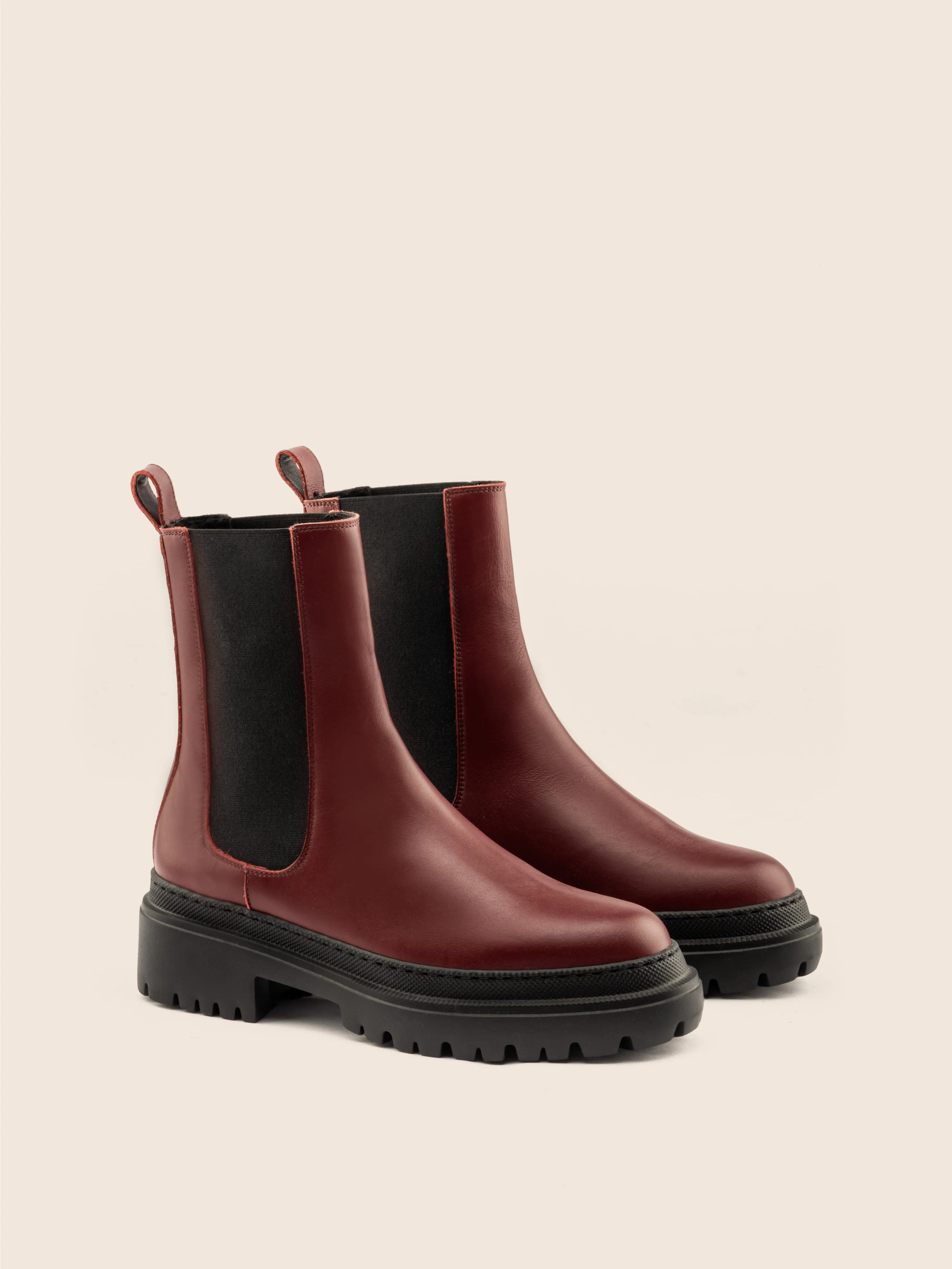 Cortina Oxblood Lined Boot