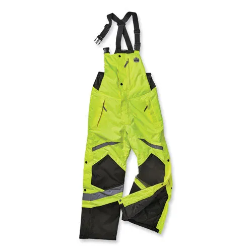 Glowear 8928 Class E Hi-vis Insulated Bibs, Medium, Lime, Ships In 1-3 Business Days