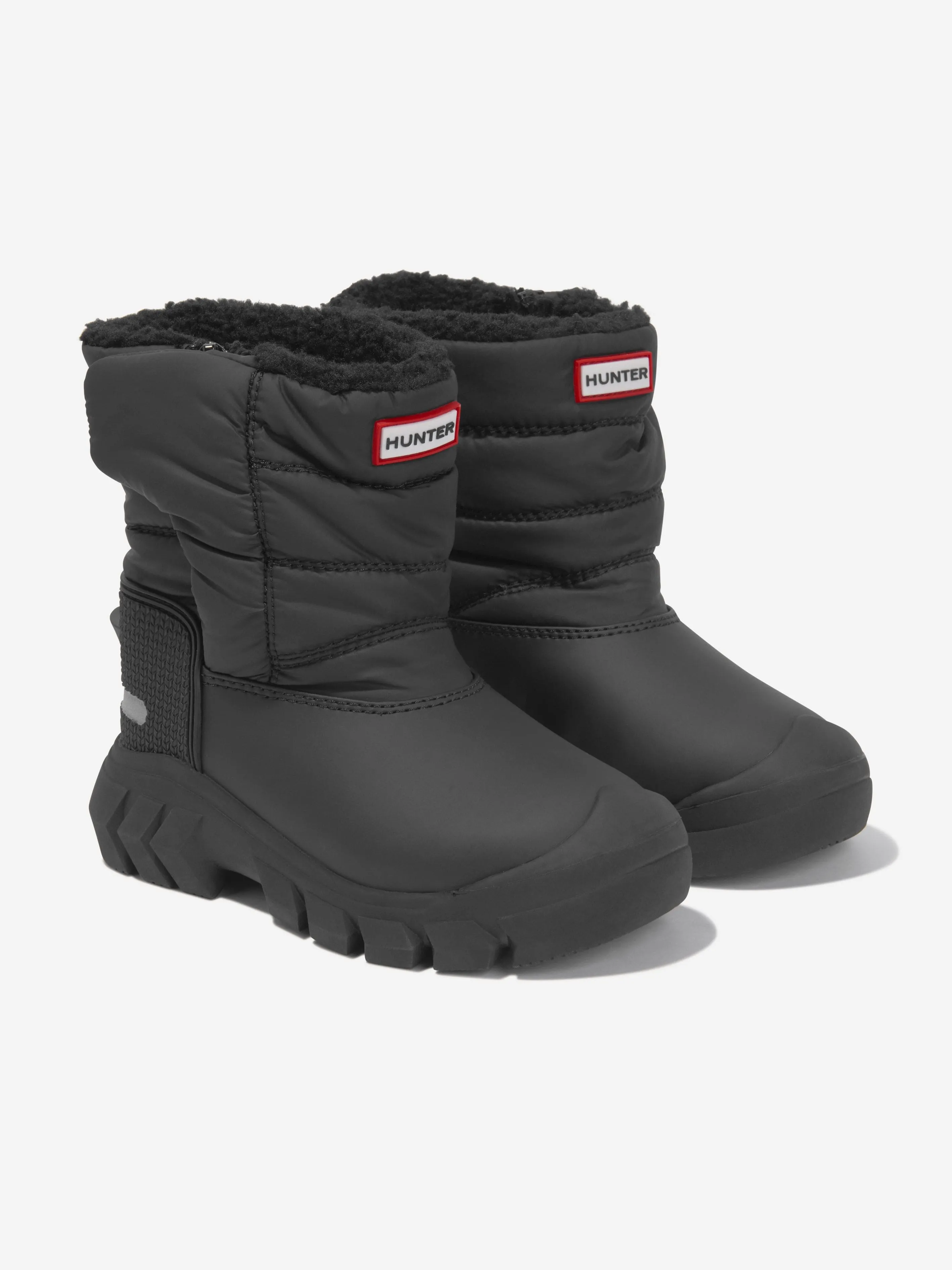 Hunter Kids Intrepid Snow Boots in Black