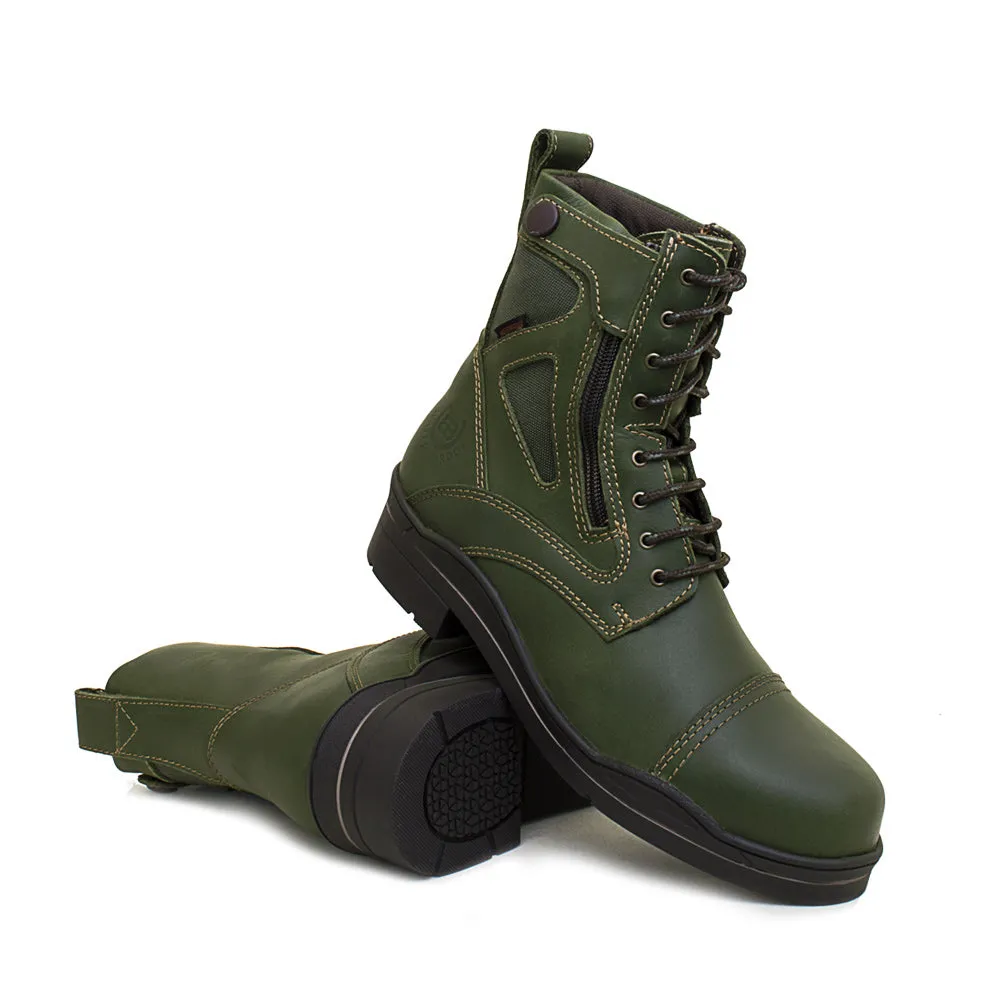 Kentucky Storm Waterproof Jodhpur Boots - Forest