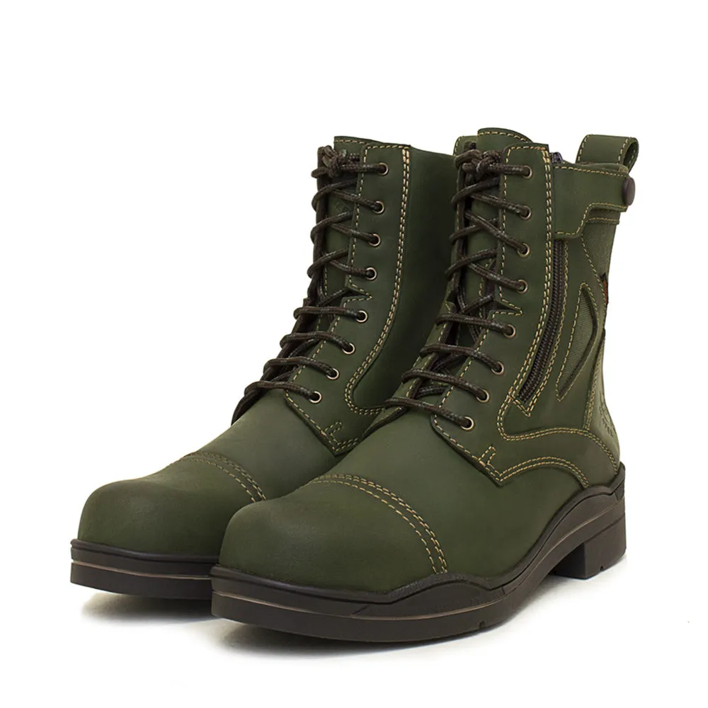 Kentucky Storm Waterproof Jodhpur Boots - Forest