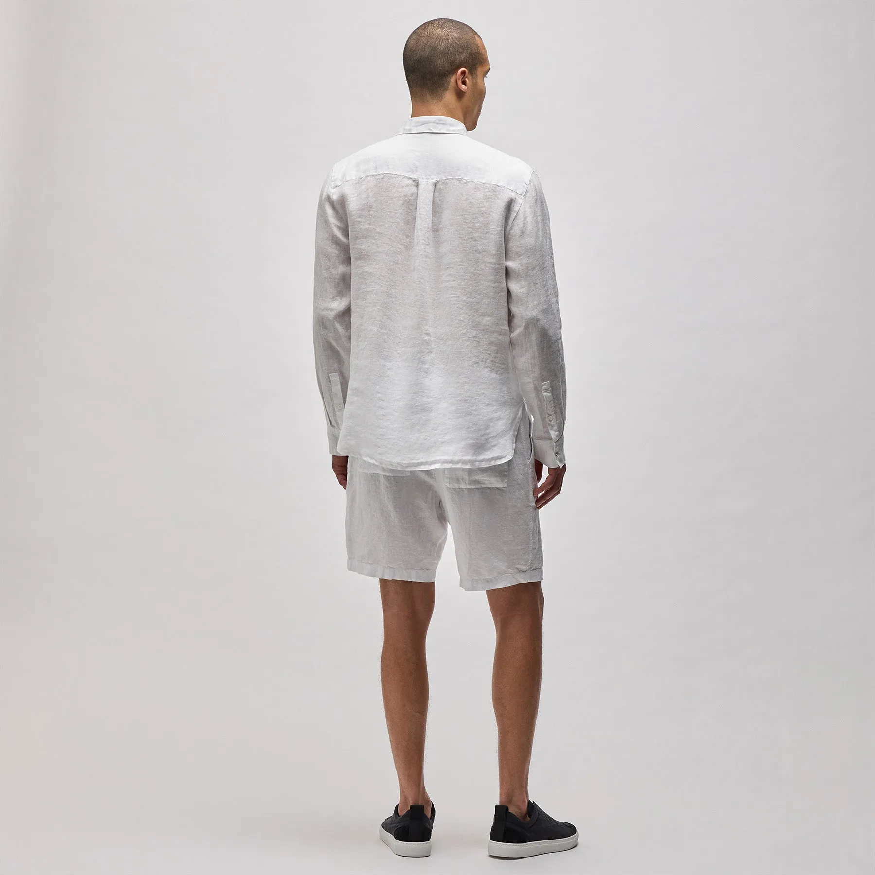 Lightweight Linen Shirt - White