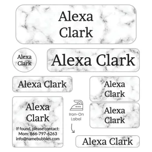 Marble Sleepaway Camp Labels Pack