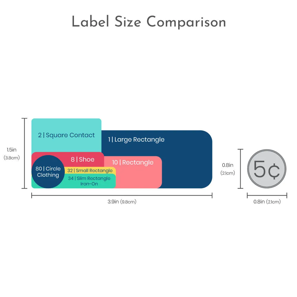 Marble Sleepaway Camp Labels Pack