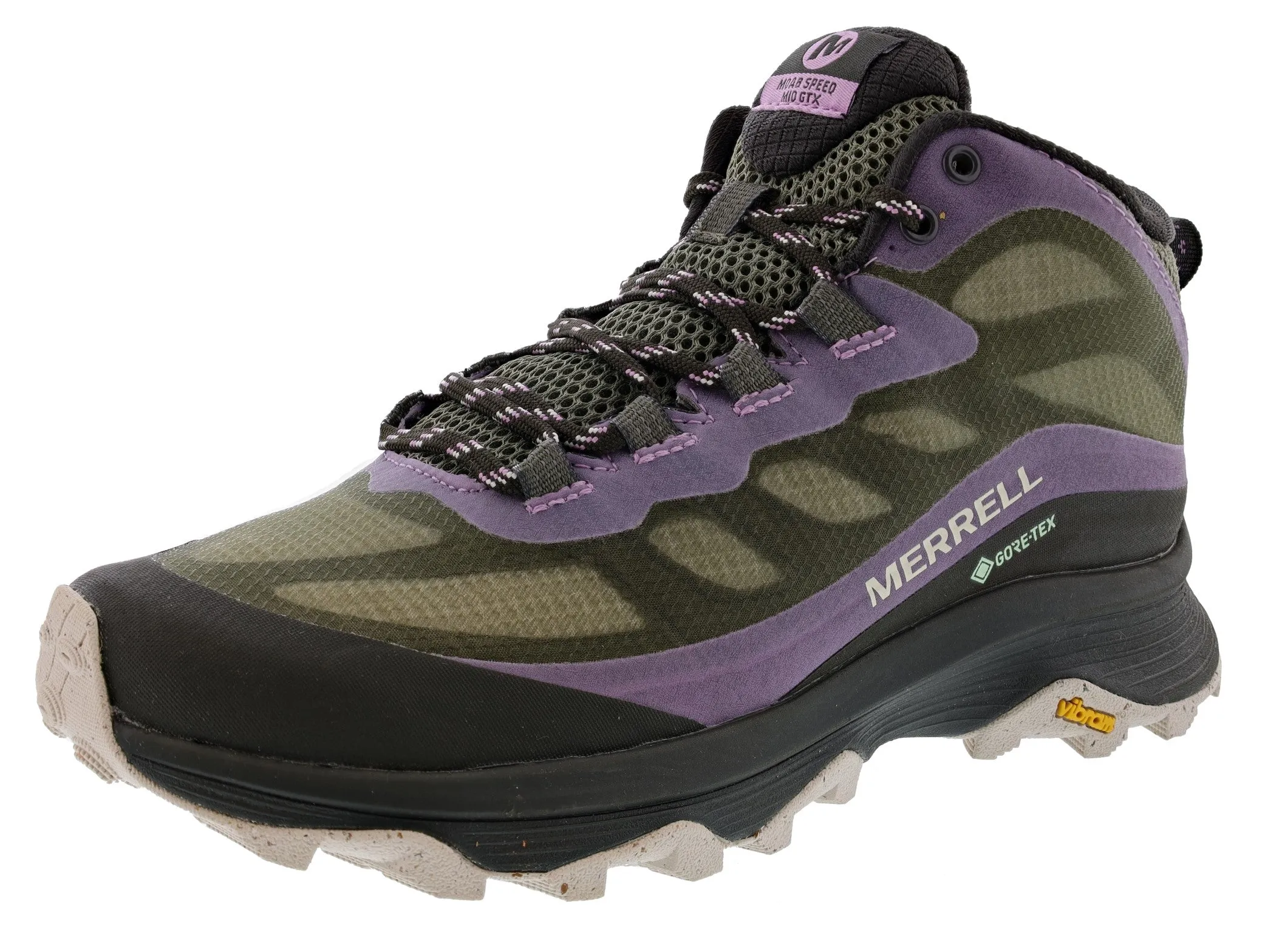 Merrell Women's Moab Speed Mid GTX Hiker Trail Running Shoes