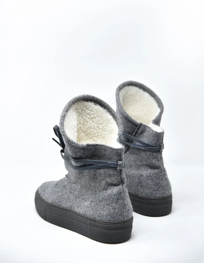 Michone Burel Fur Grey Boots