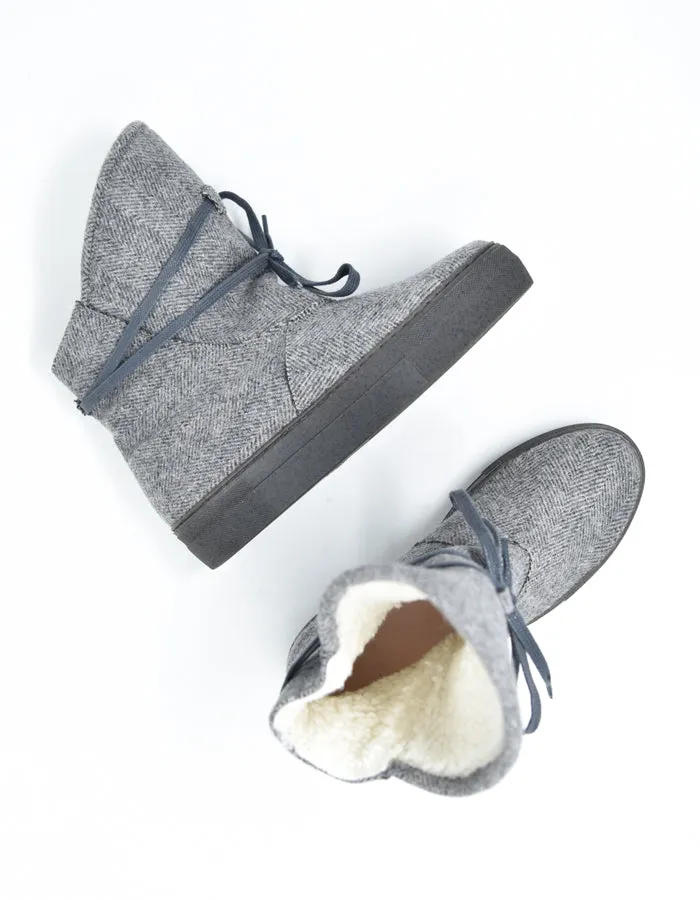 Michone Burel Fur Grey Boots