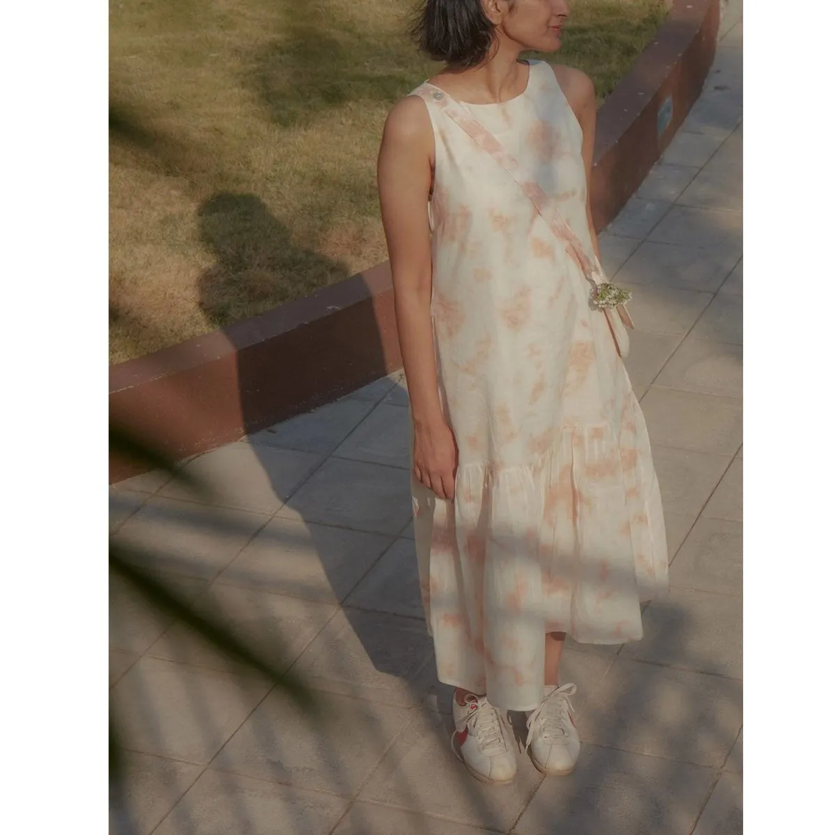 Naturally Dyed Cloudy Coco Dress