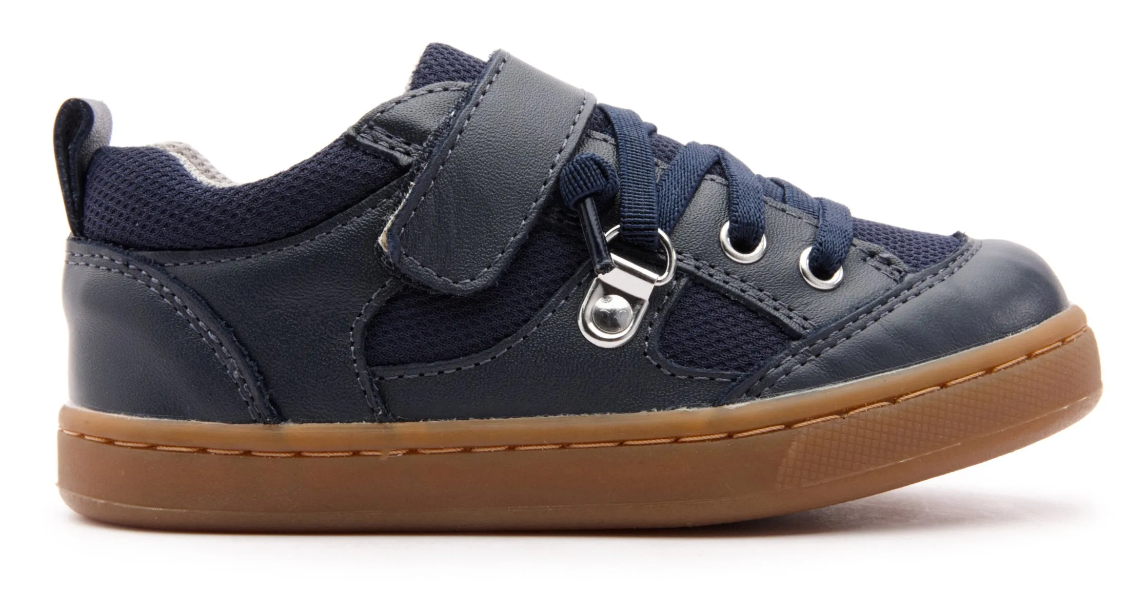 Old Soles Boy's & Girl's 6098 Bru High Top Shoes - Navy/Navy/Light Grey