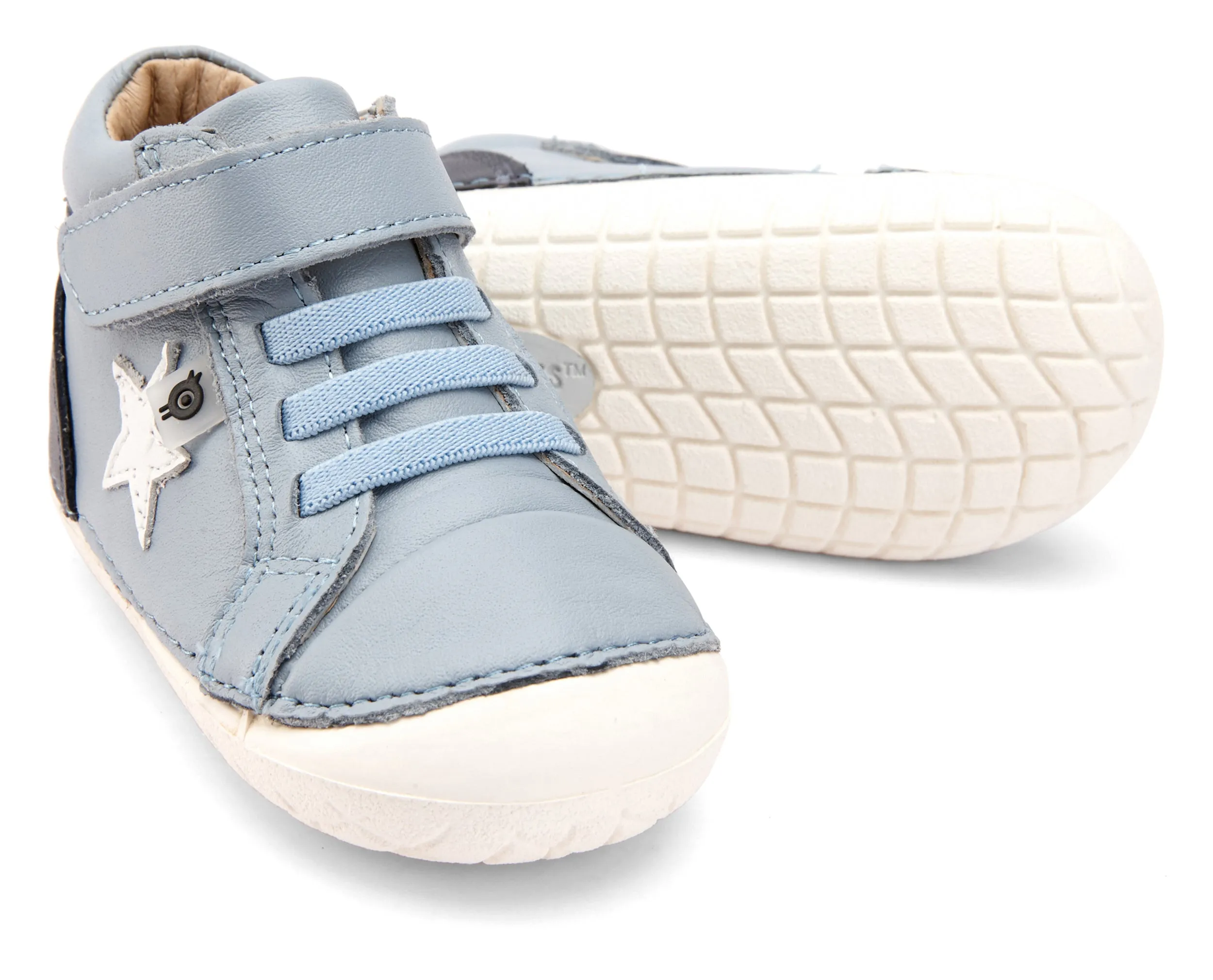 Old Soles Boy's and Girl's Champster Pave Shoes - Dusty Blue/Navy/Snow