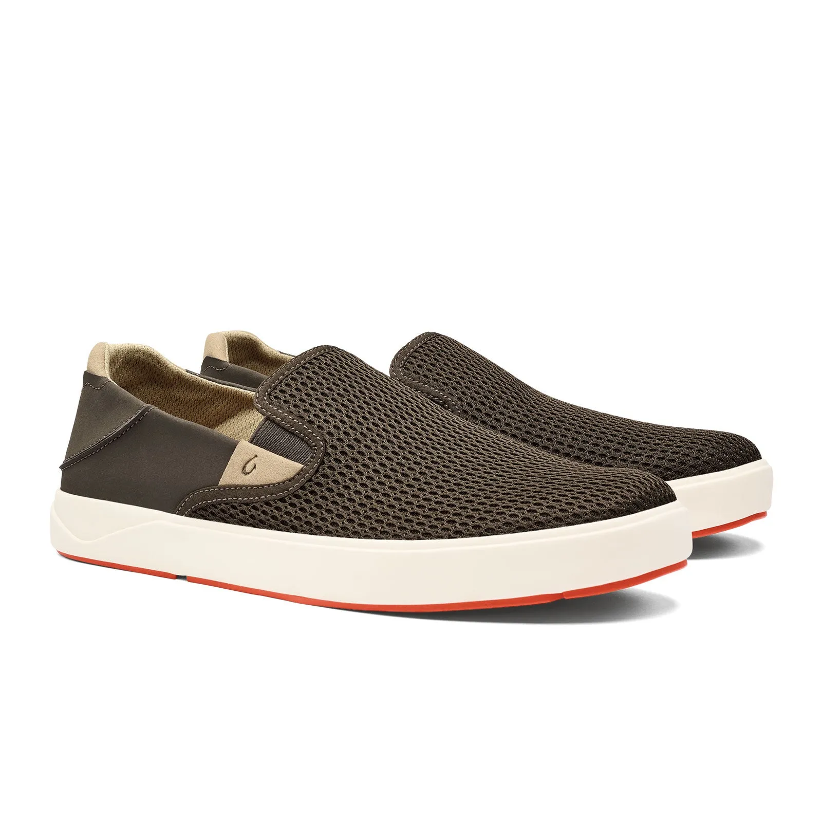 OluKai Lae'ahi Slip On Sneaker (Men) - Kona/Kona