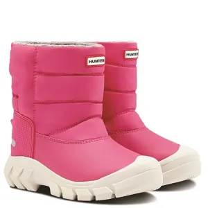 Original Big Kids Insulated Snow Boots - Bright Pink by Hunter