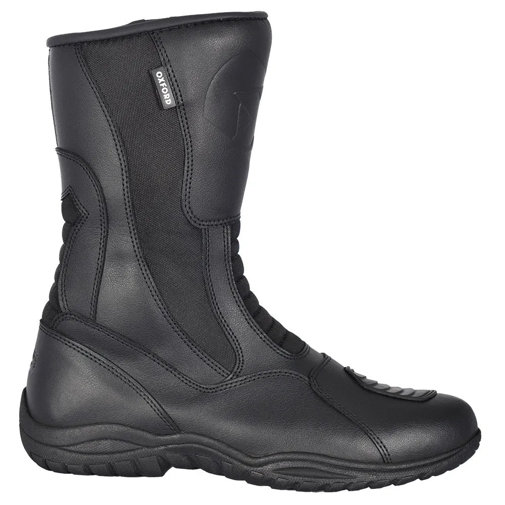 Oxford Tracker Waterproof Leather Boots - Black