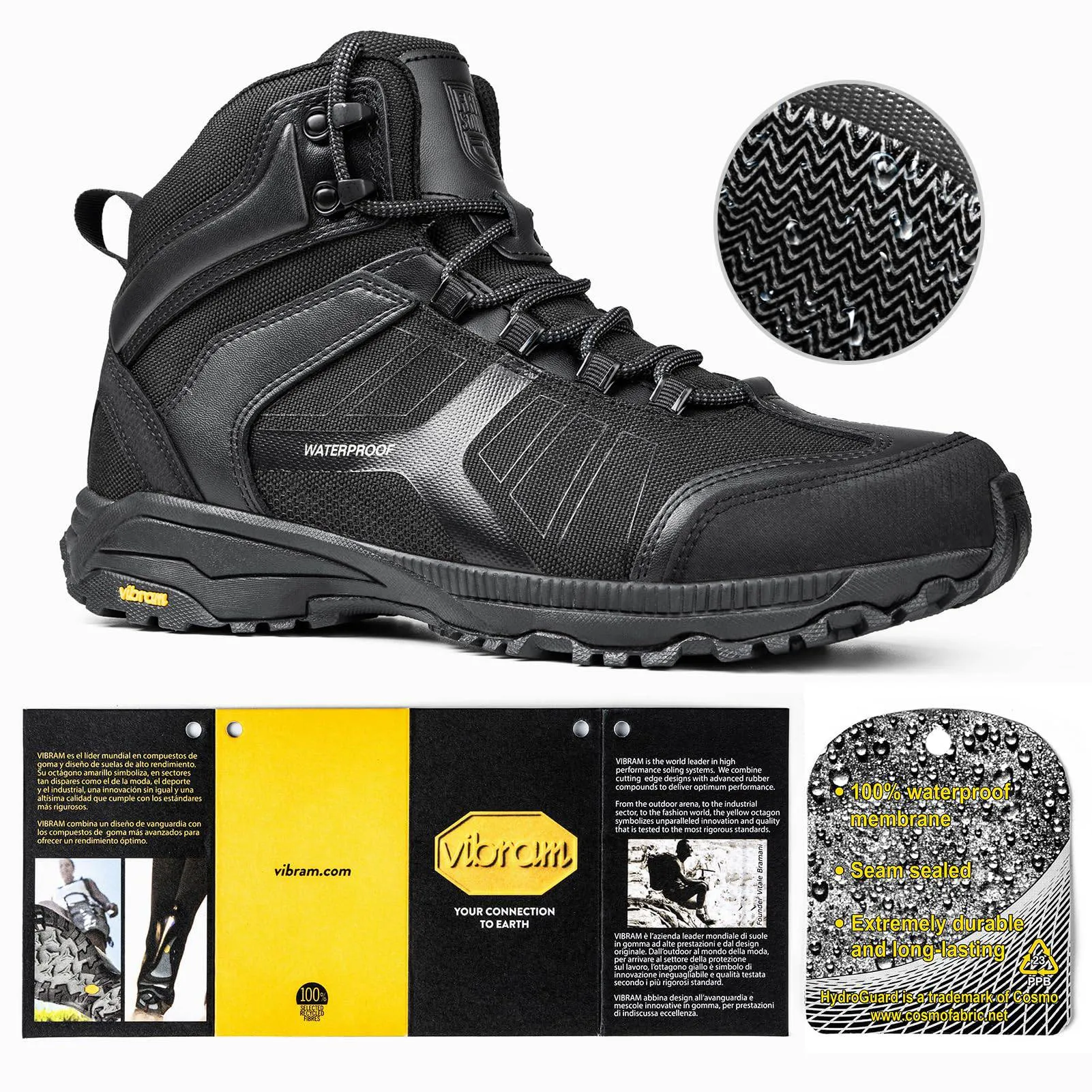 PANTHER 4.6" Men’s Waterproof Hiking Boots