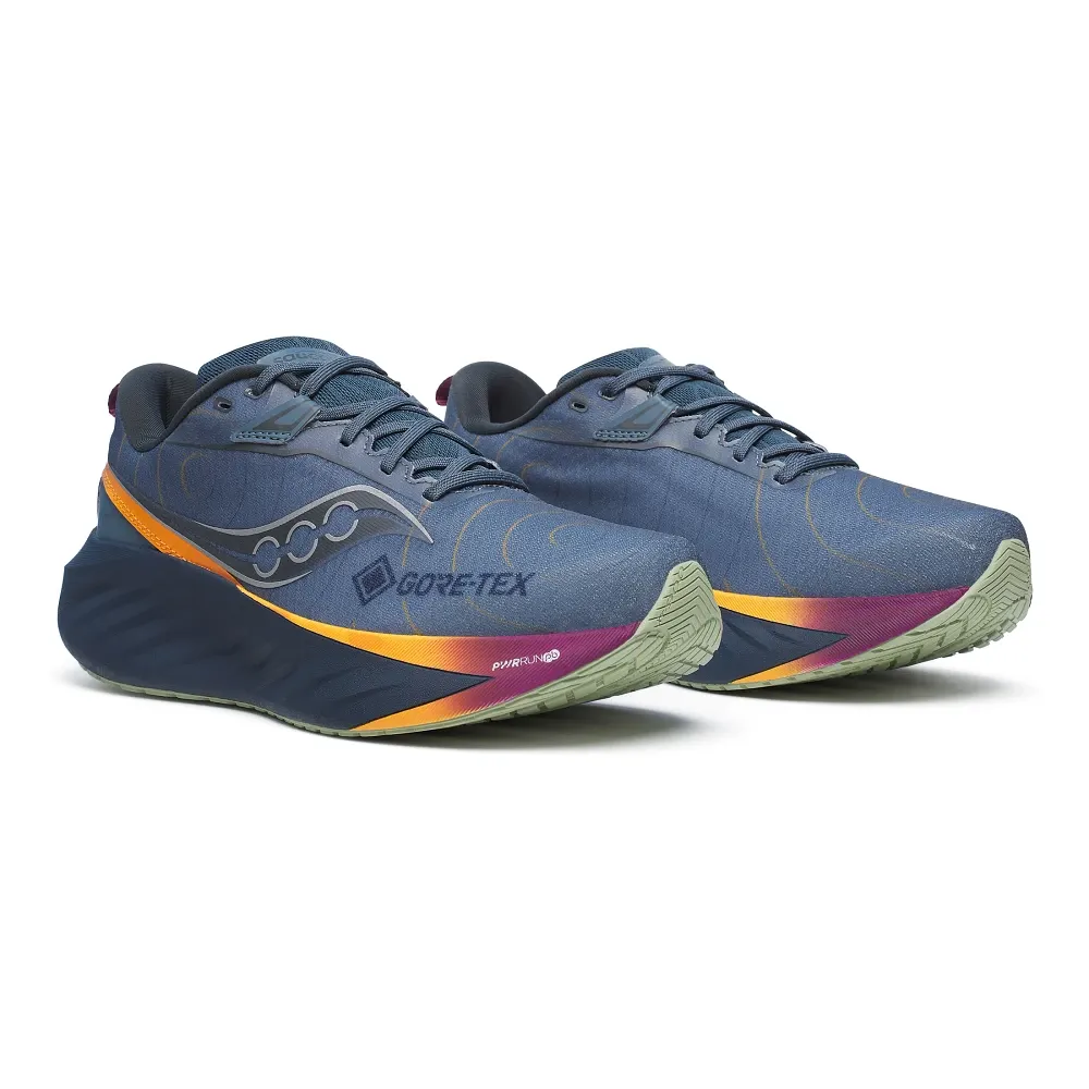 Saucony | Triumph 22 GTX | Men's | Mirage/Navy