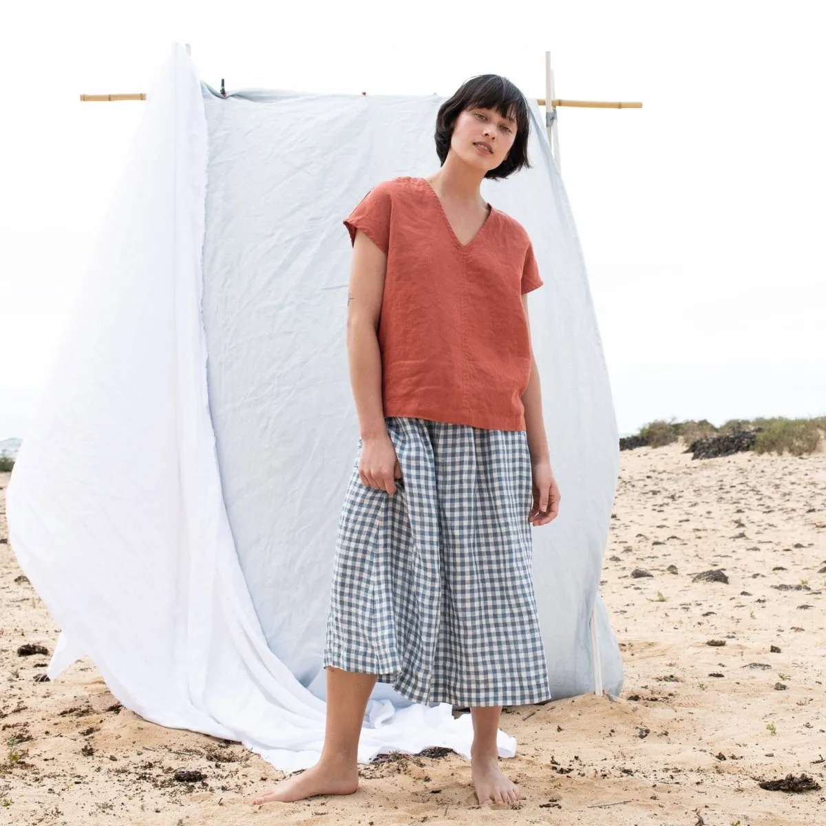 SION light weight linen skirt