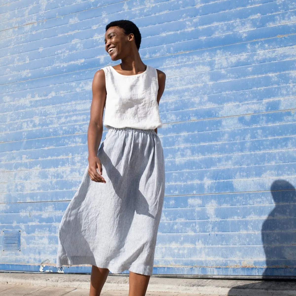 SION light weight linen skirt