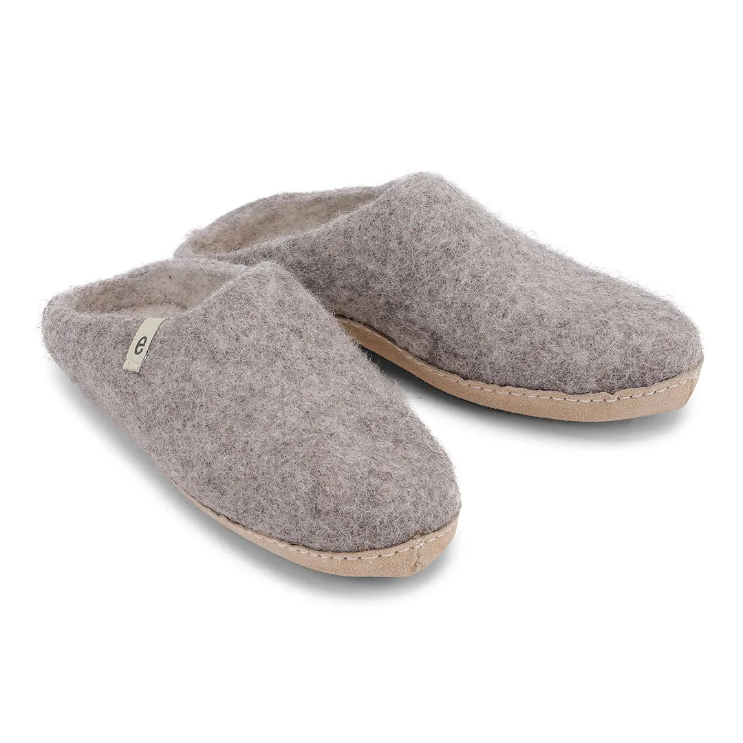 Slipper Natural Grey