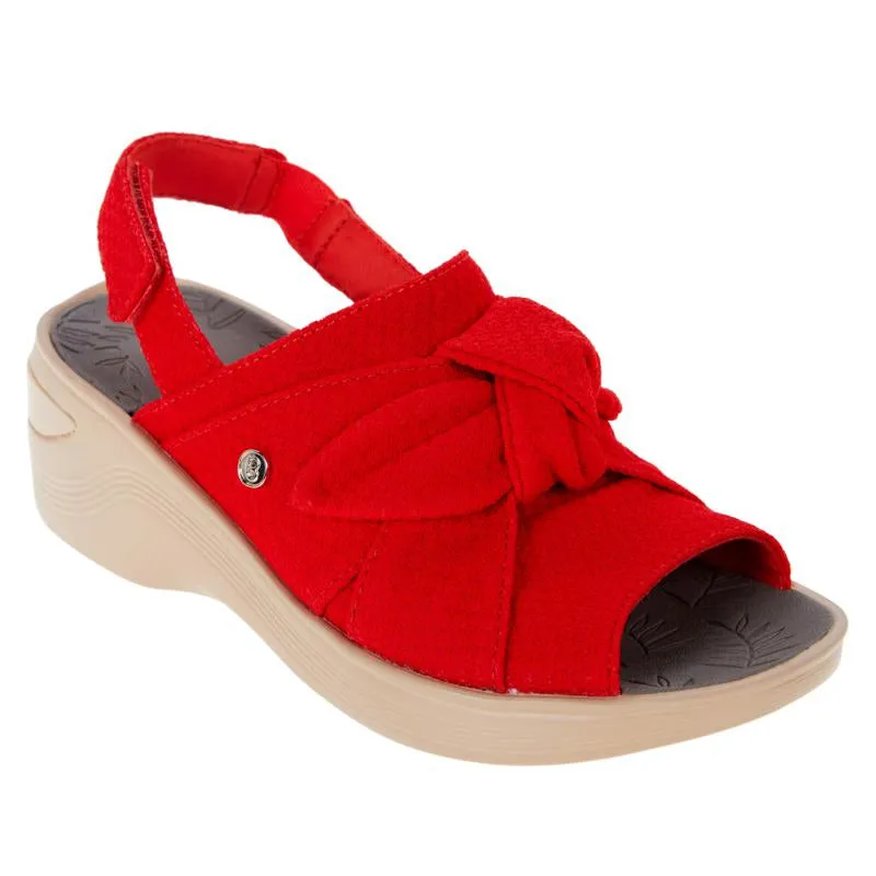 Summer Women Bowknot Thick Bottom Washable Fashion Sandals