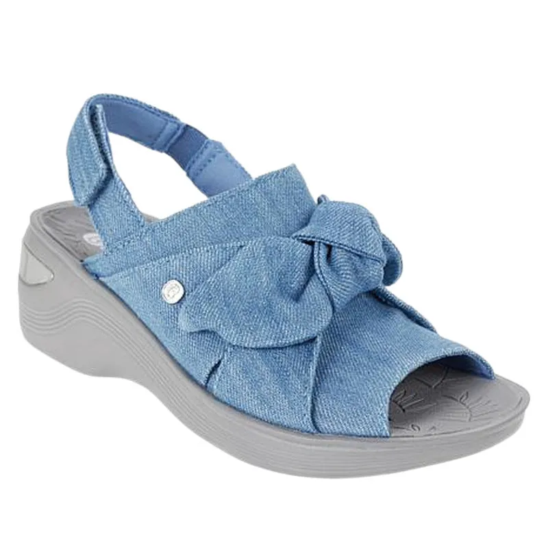 Summer Women Bowknot Thick Bottom Washable Fashion Sandals