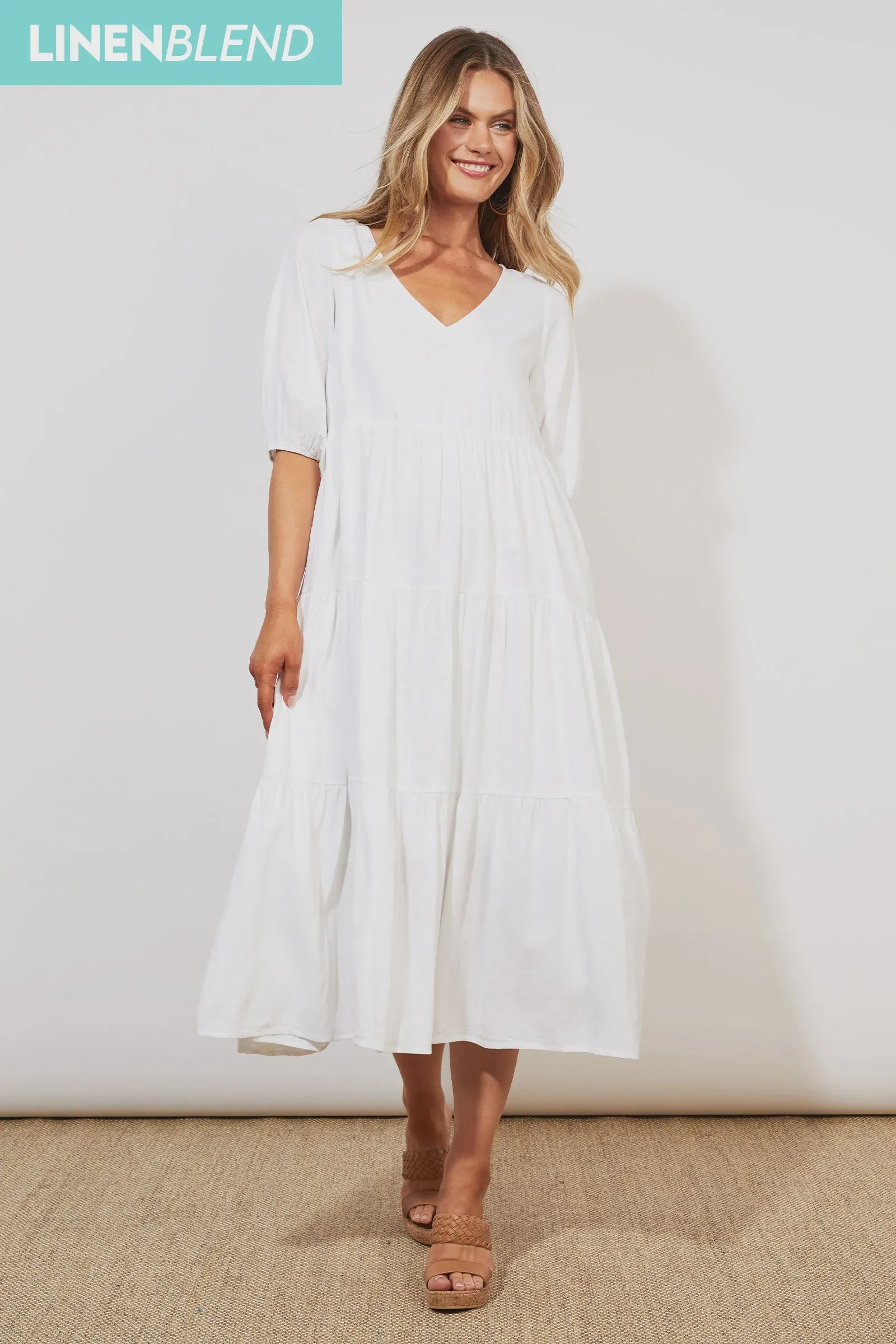 Tanna Tiered Maxi Coconut