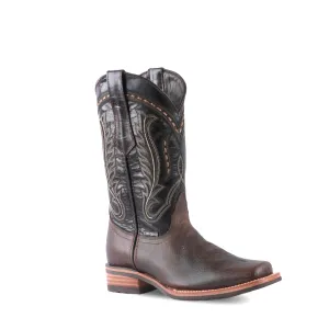 Texas Country  Western Boot Cheyenne Choco Rodeo Toe E28