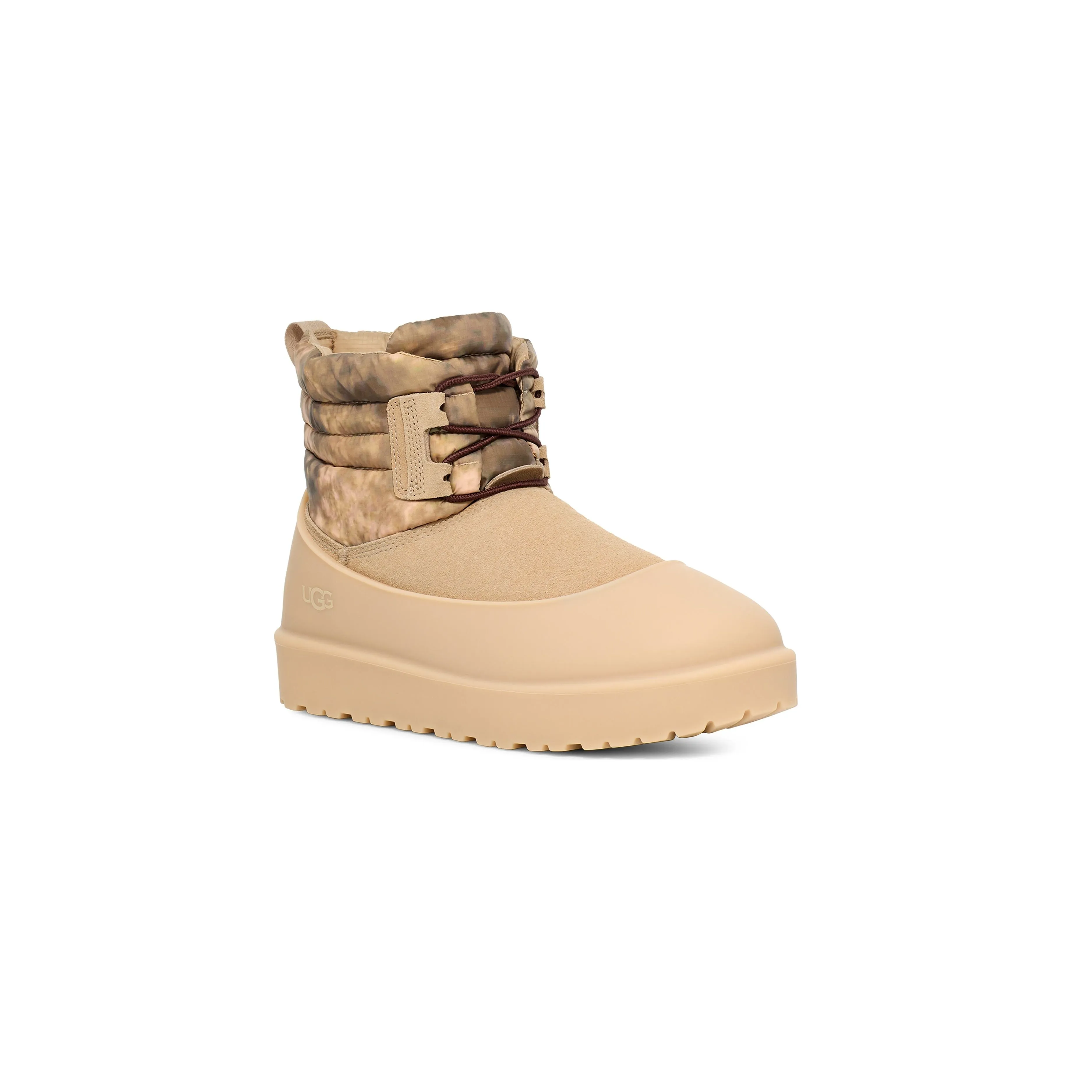 UGG Men's Classic Mini Lace Weather Smokescreen in Mustard Seed