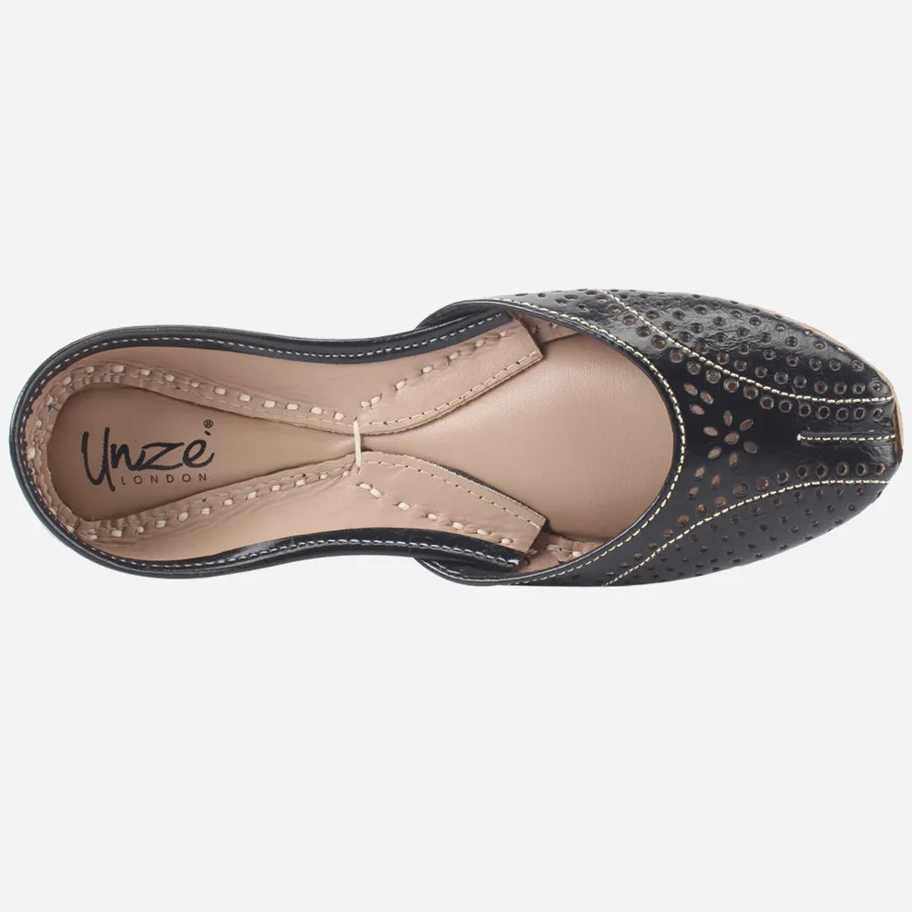 Women "MIA" Plain Flat Khussa