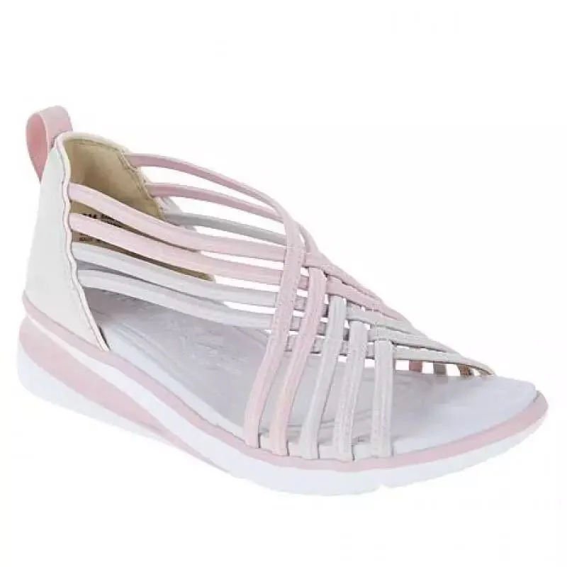 Womens Wedge Heel Peep Toe Platform Summer Sandals