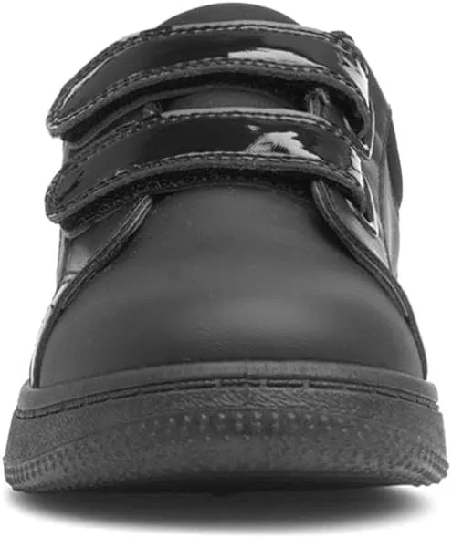 XL Buttermere Kids Black Easy Fasten Trainer