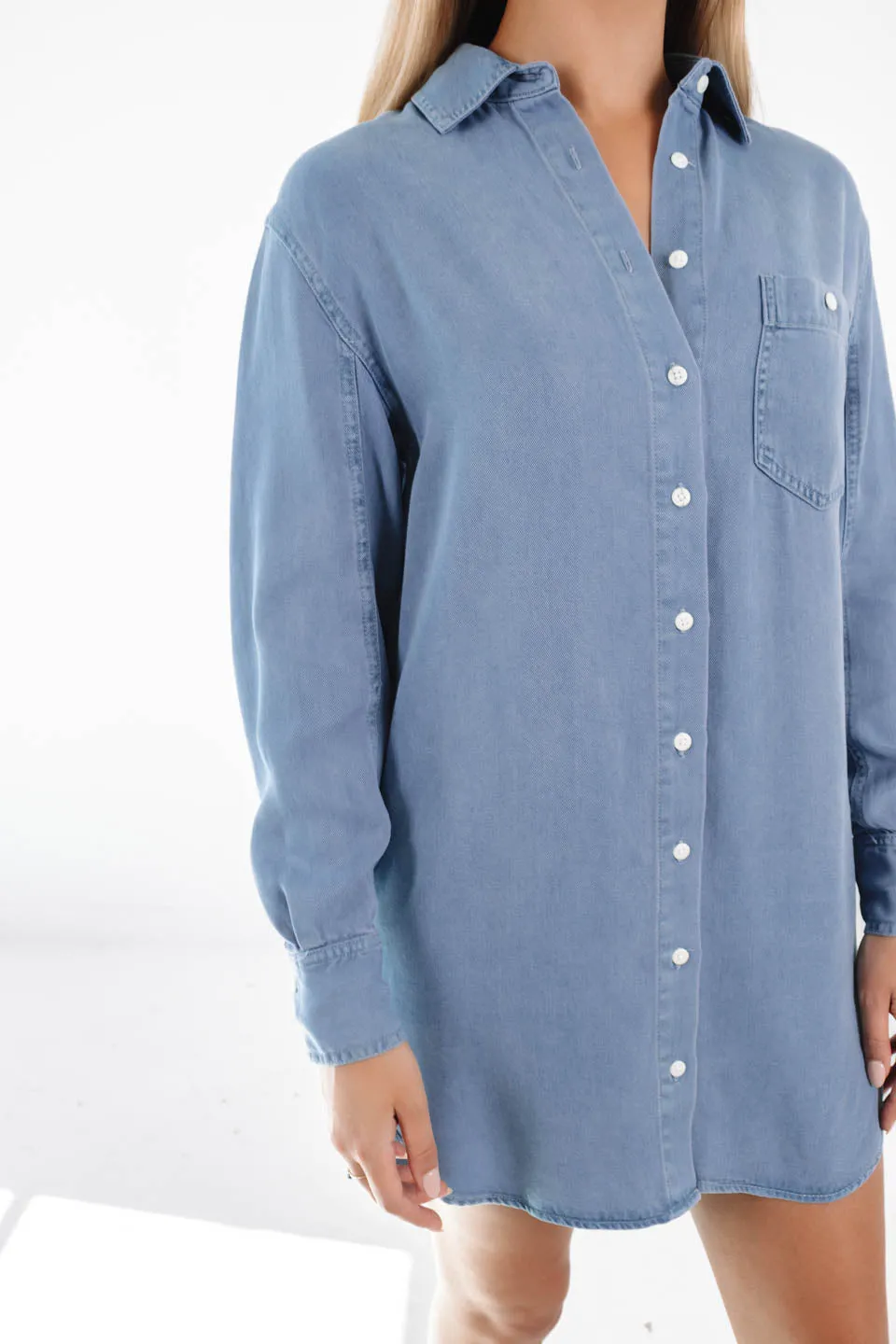 Z Supply Dover Chambray Dress - Indigo